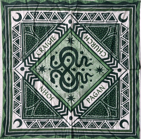 Bandana - Green - Pagan Church