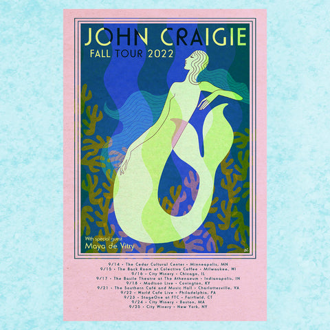 2022 Fall Tour Mermaid Poster (Signed)