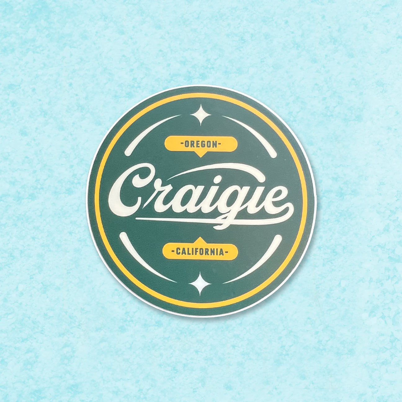 Oregon/California Sticker