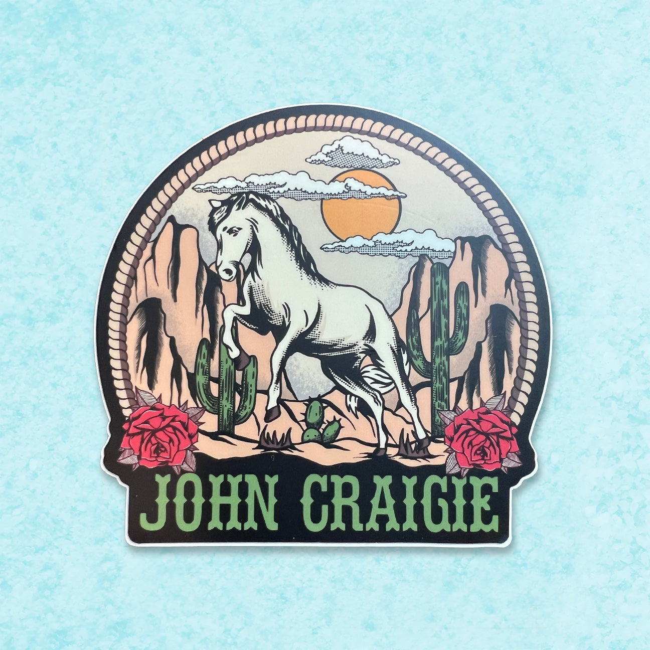 Desert Horse Sticker