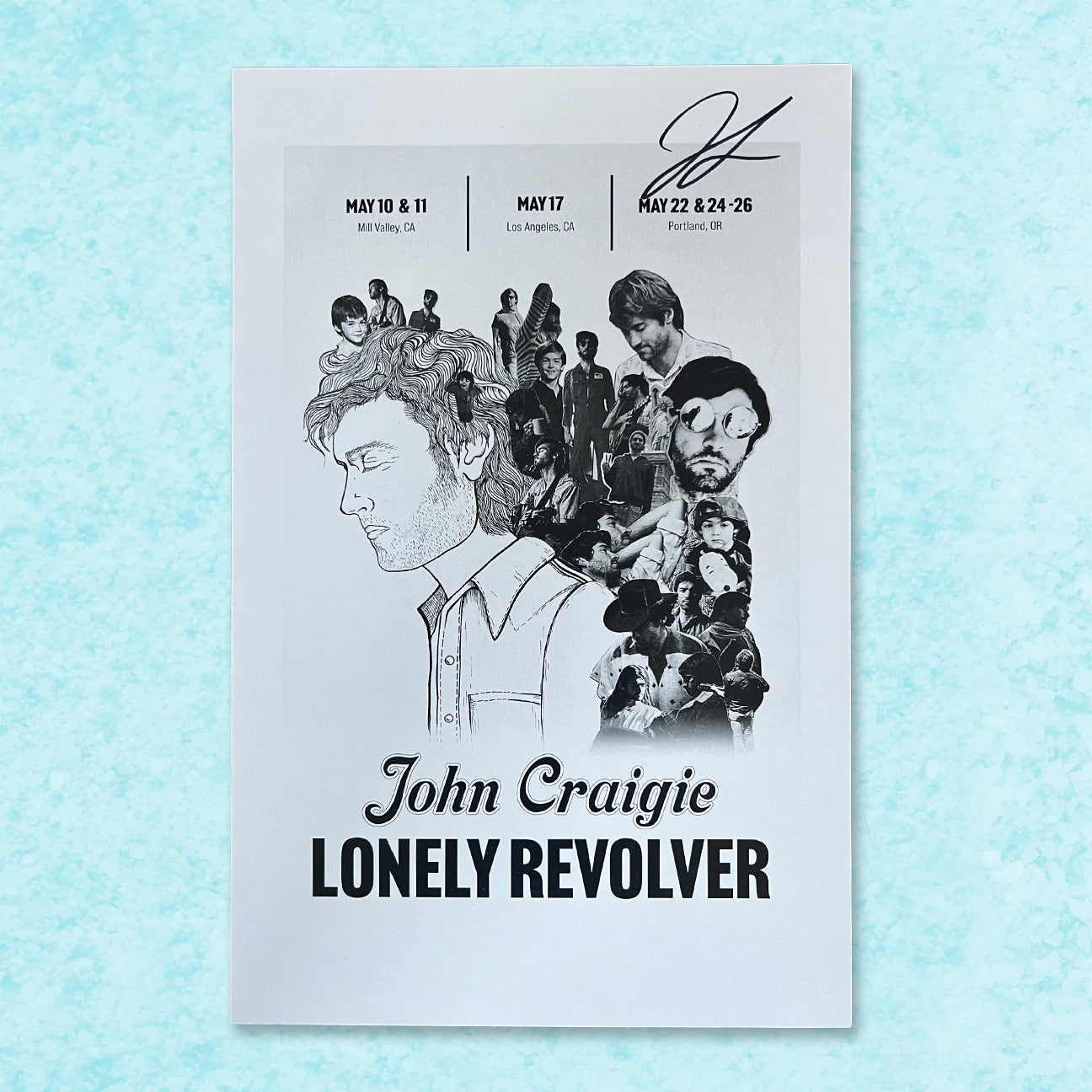 Lonely Revolver Poster (Signed)