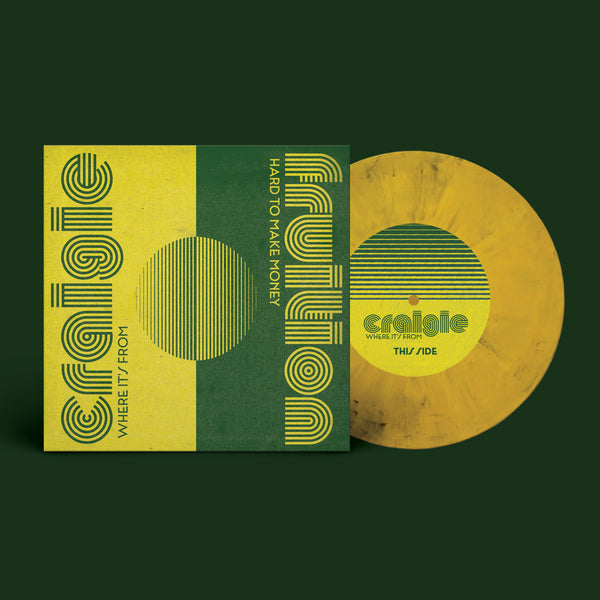 John Craigie x Fruition - Where It's From / Hard To Make Money - Limited Edition 7" Bumble Bee Vinyl