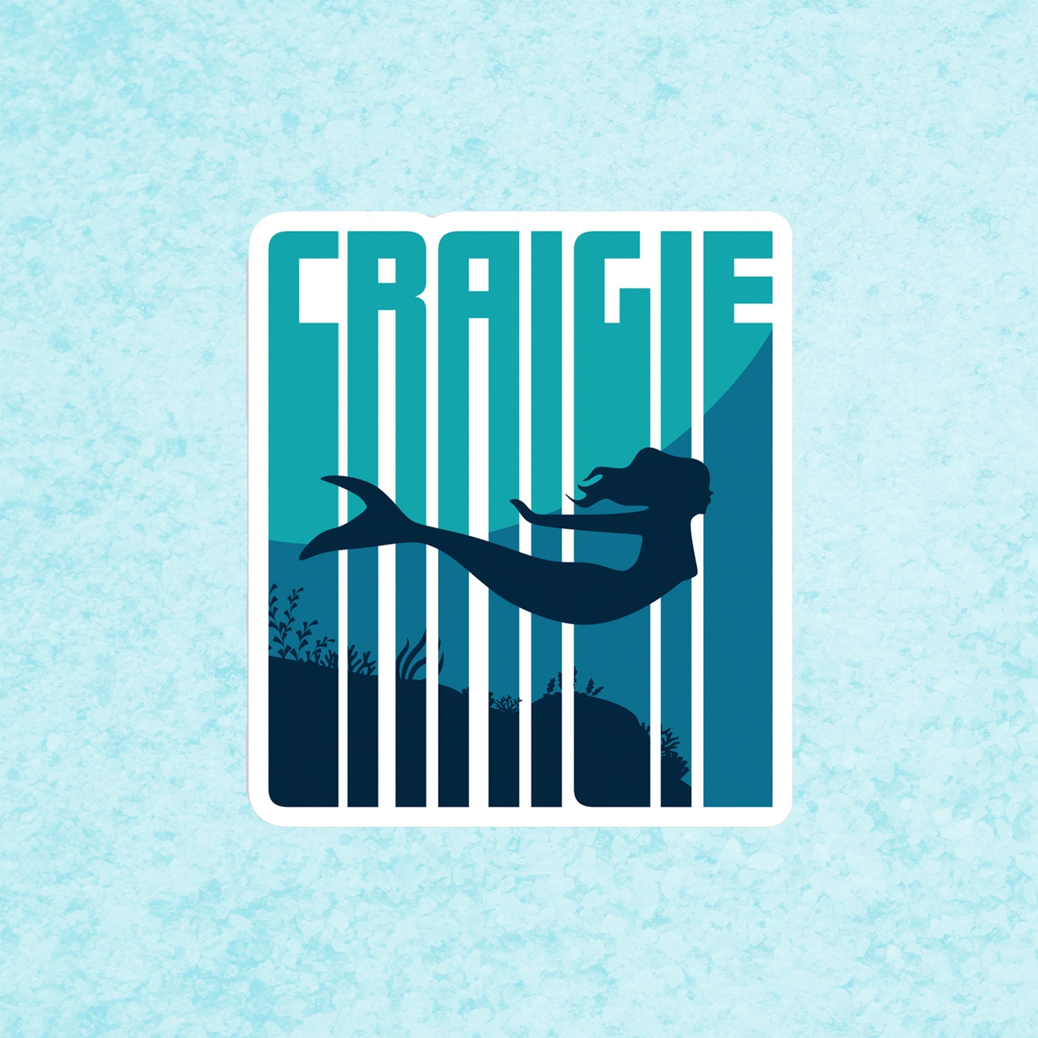 Underwater Mermaid Sticker