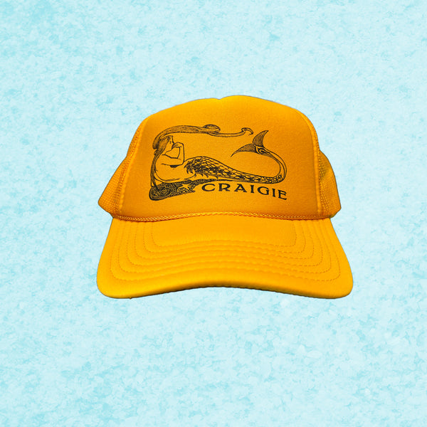 Mermaid Salt Trucker Hat - Yellow