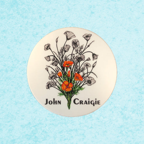 California Poppies Sticker