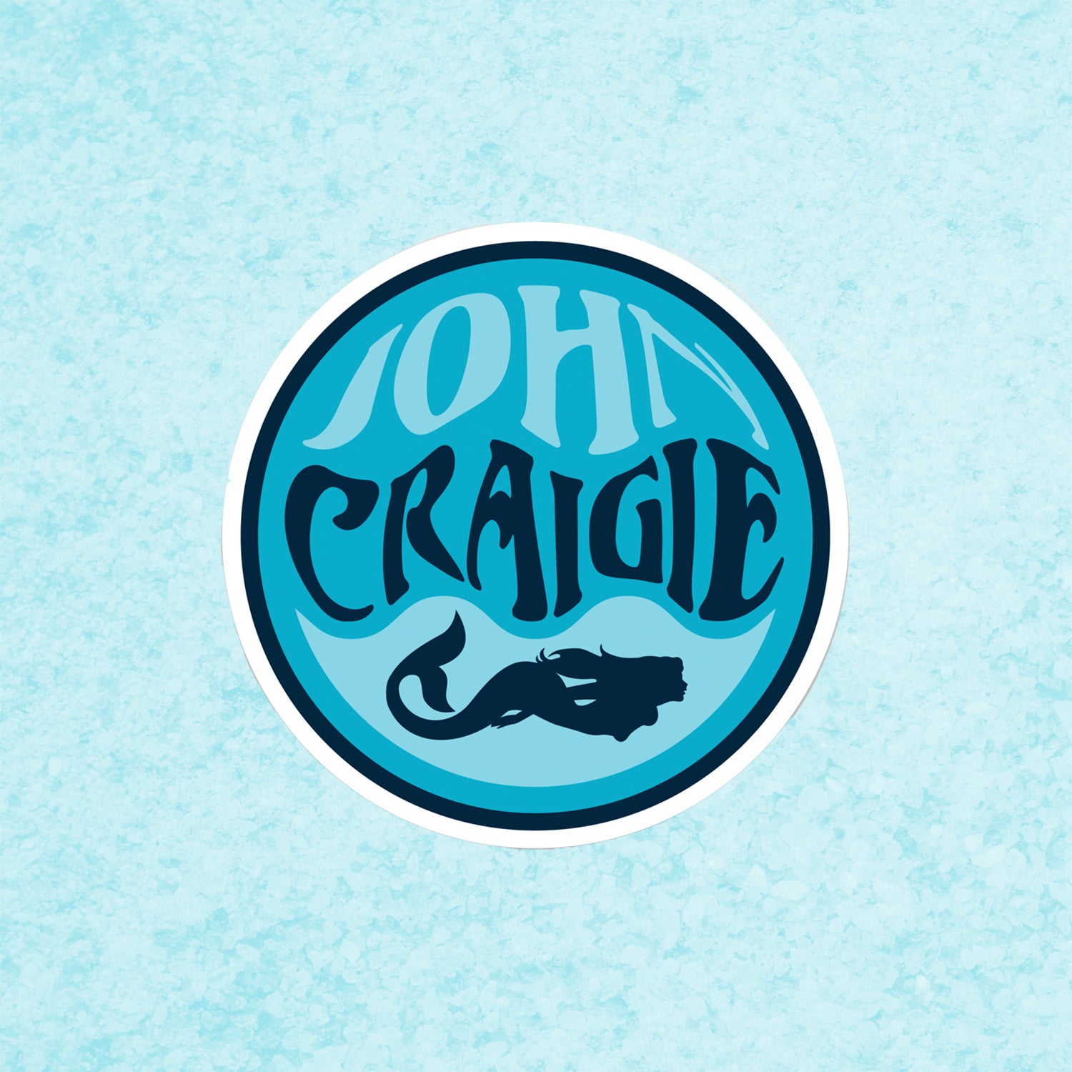 Waves Mermaid Sticker